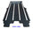 Tapis arrière monobloc noir MERCEDES VIANO W639 long, 2 portes coulissantes 2003-2013