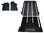 Ensemble tapis noir MERCEDES CLASSE V, VITO TOURER W447 long, 2 portes coulissantes